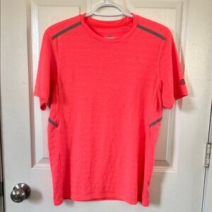 💋3/$10💋Champion Men's Neon Coral Short-Sleeve Performance Tee Size S Activewear